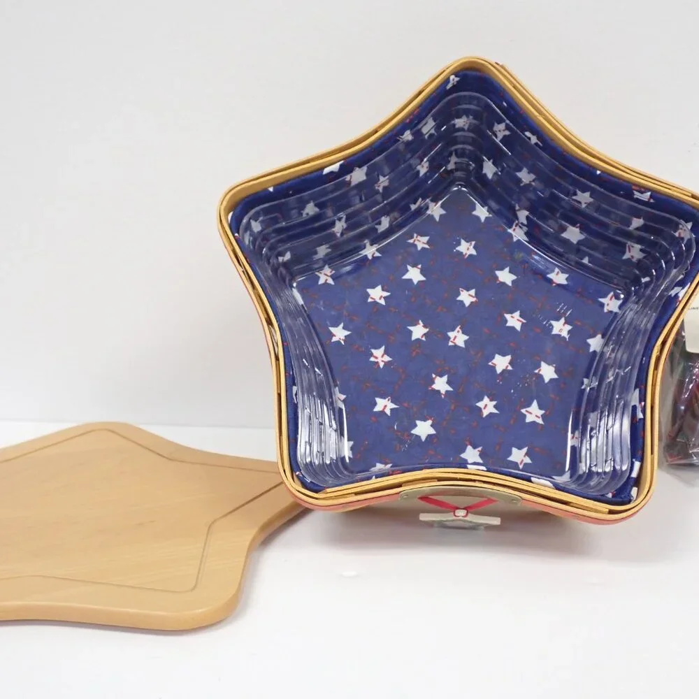 Longaberger Christmas Collection 2001 Edition Shining Star Basket